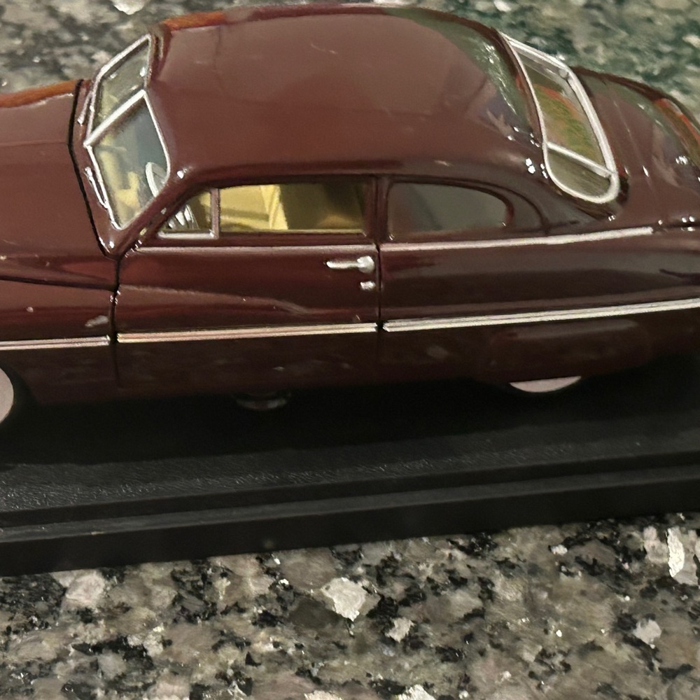 Vintage Mercury Model Car in Deep Burgundy